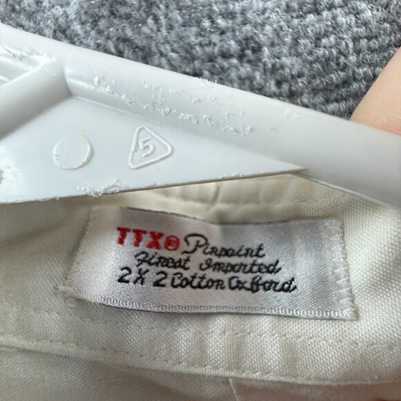 Gitman Bros USA Cotton Point TTX 16 35 Oxford Yellow Pocket Long Sleeve American - Picture 10 of 13